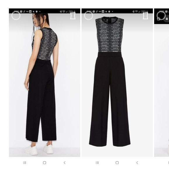 Armani exchange jumpsuit - Picture 2 of 2